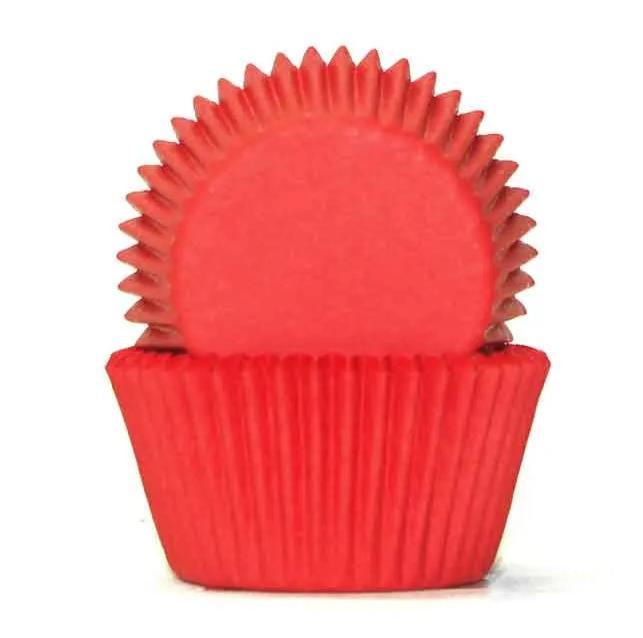 Baking Cupcake Paper Cases Red Pk/100
