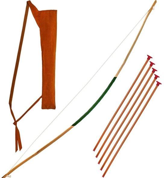 Weapon Prop Novelty Costume Archery Bow & Arrow Native American Indian Set