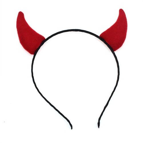 Costume Accessory Devil Horns On Headband Fabric