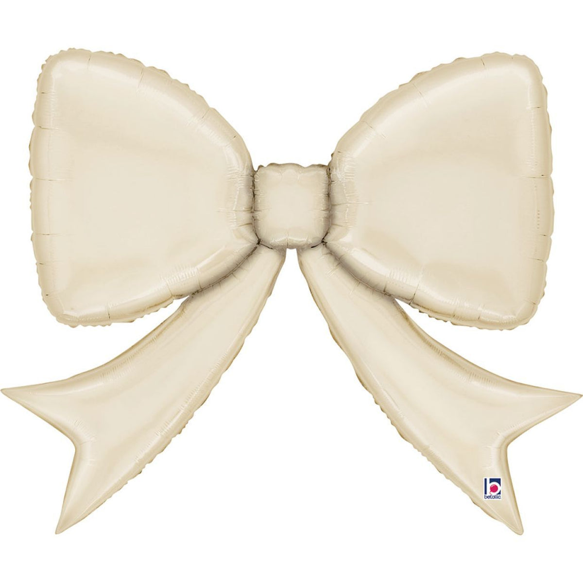 Balloon Foil Shape Bow Cream 104cm
