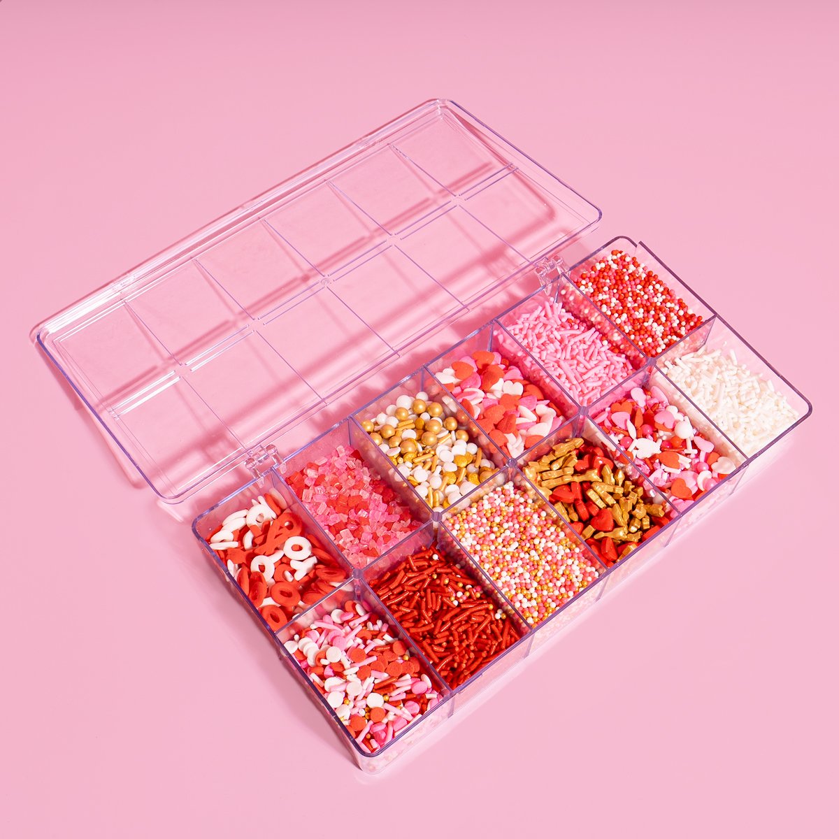 Edible Decorations Sprinkles Lovers Valentine Deluxe Collection 300g