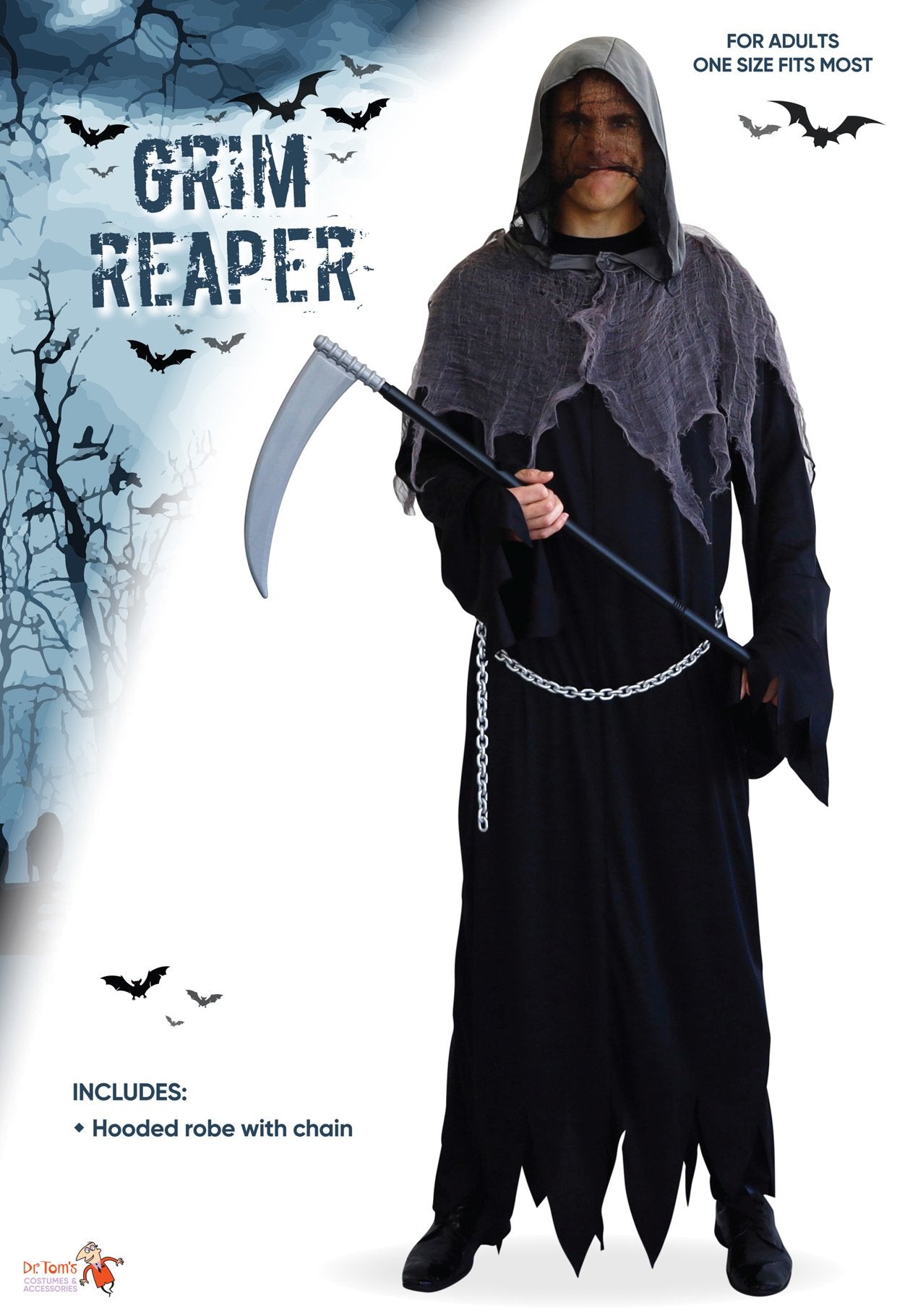 Costume Adult Grim Reaper Black