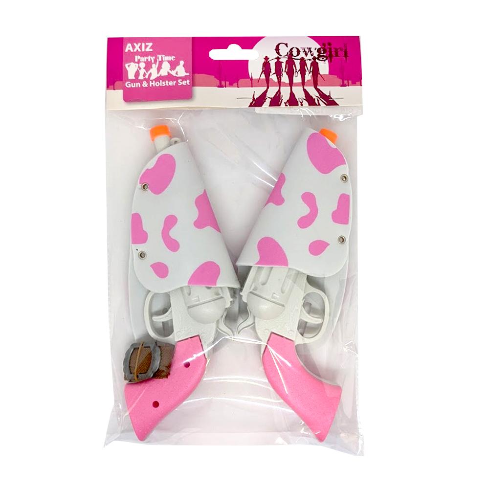 Wild West Gun Set Cowgirl Gun and Holster Pink and White