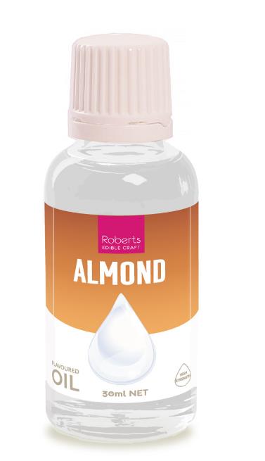 Roberts Almond Flavouring 30mL (Oil Soluable)