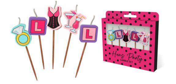 Candle Novelty Hens Party Pick Pk/5