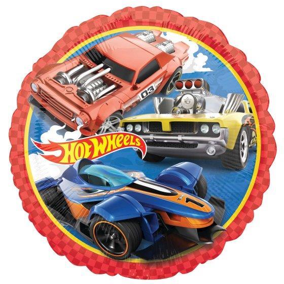 Balloon Foil 45cm Hot Wheels Car Racing