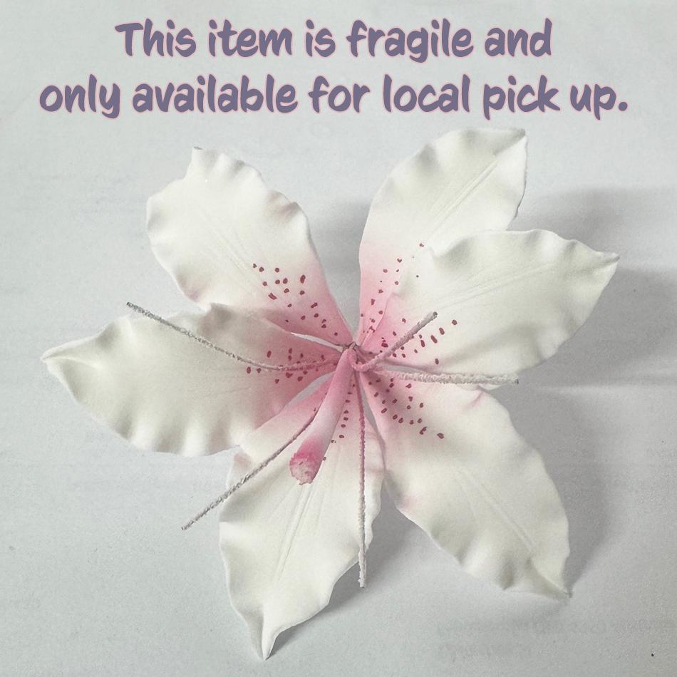 Suagr Lillium Pink Centre Professional Large 9cm Diam