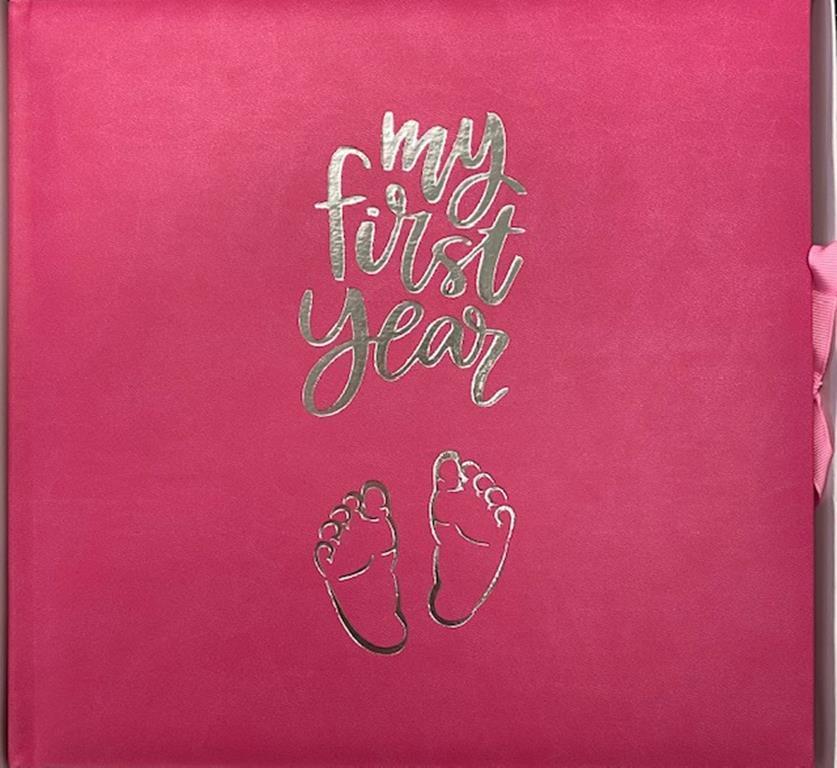 Gift Record Book 1st First Year Baby Pink