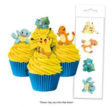 Edible Icing Wafer Topper Pokemon Pk/16