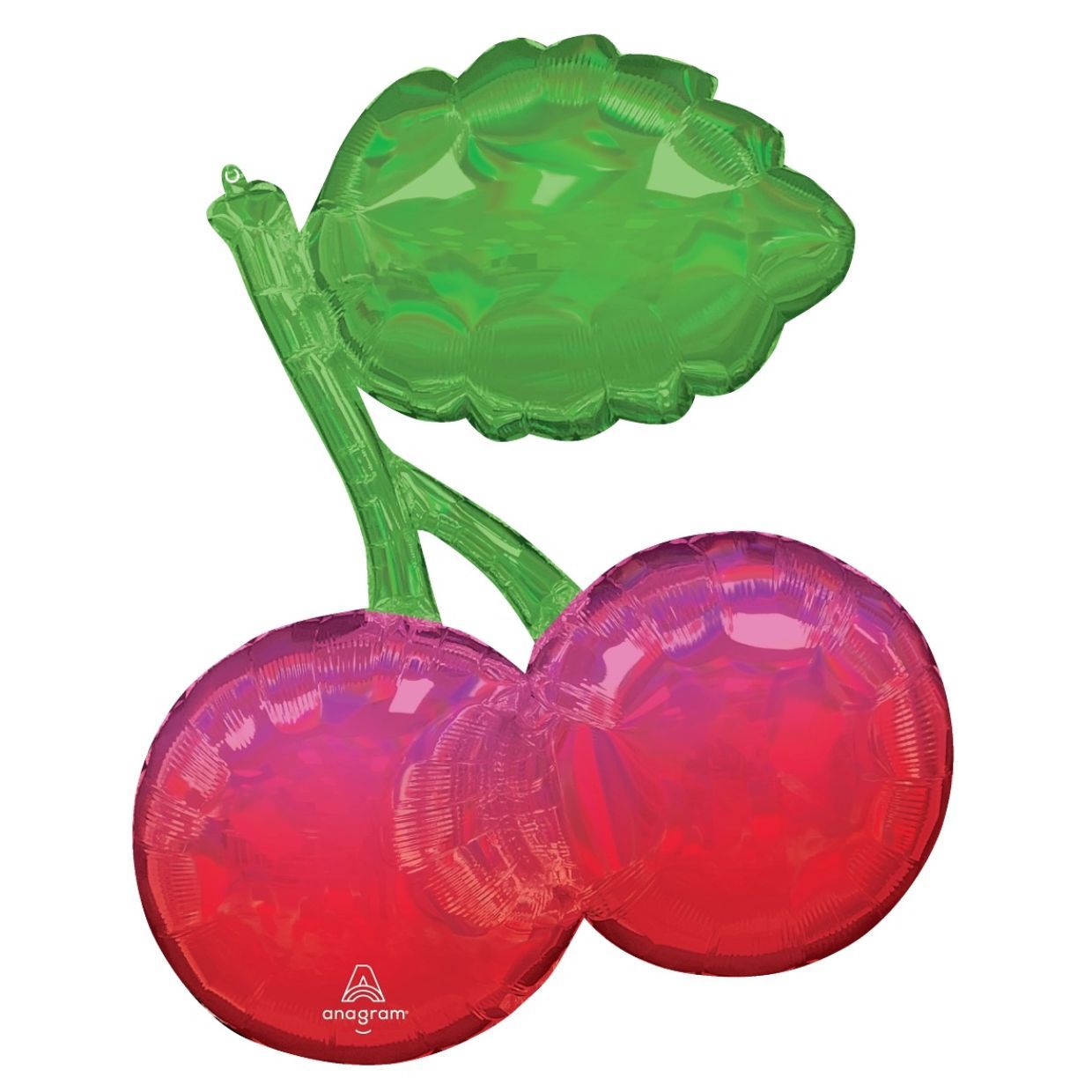 Balloon Foil Shape Fruit Cherry 76cm x 68cm Holographic Iridescent