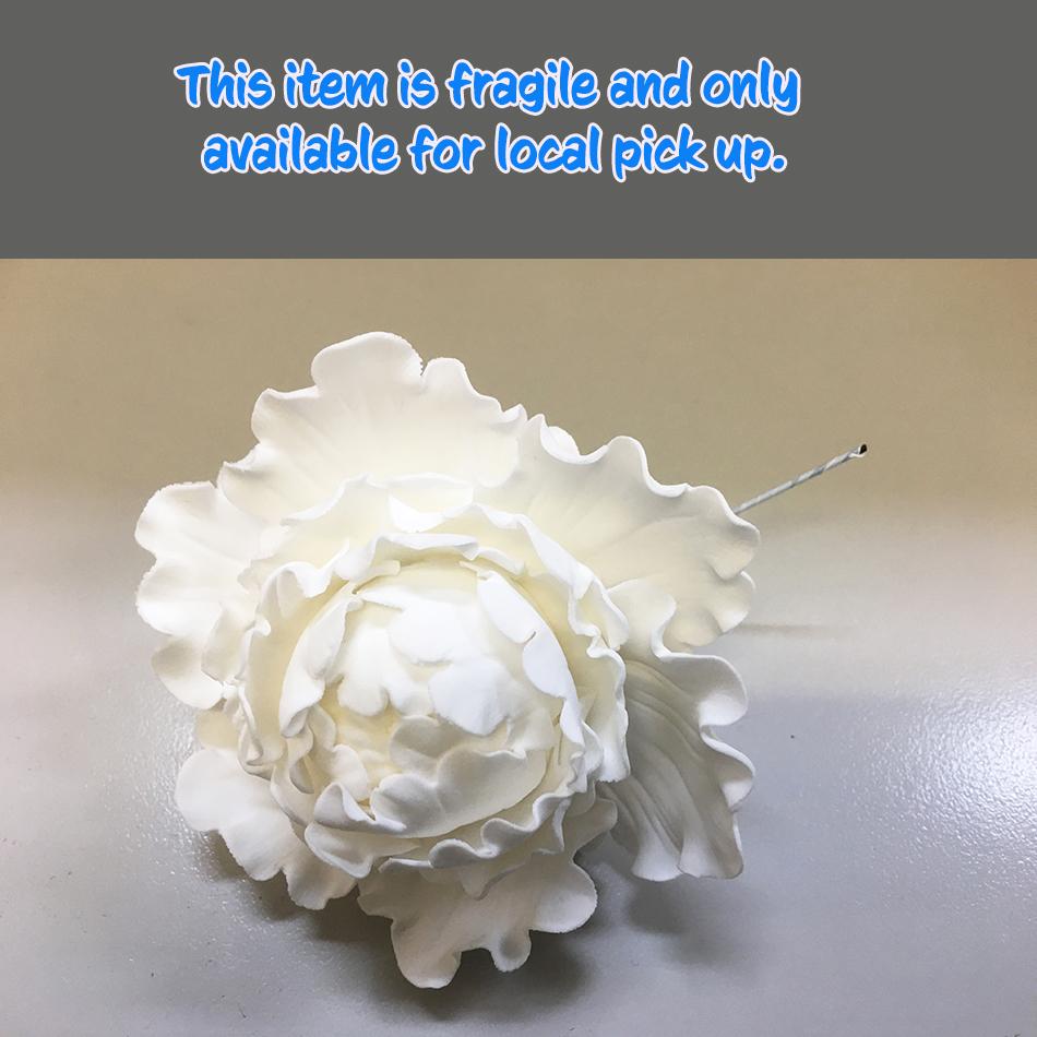 Peony White Closed Professional