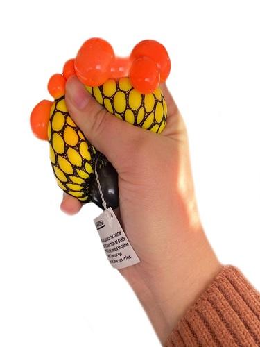 Colour Change Mesh Squish Ball 6.5cm Assorted Colours Each