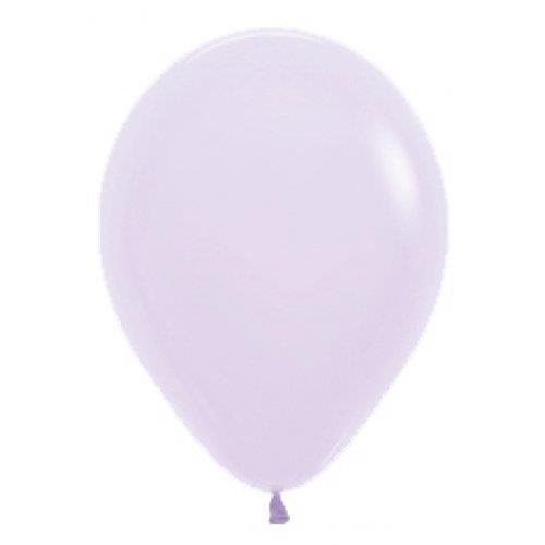 Latex Balloon 12cm Pastel Matte Lilac Pk 100