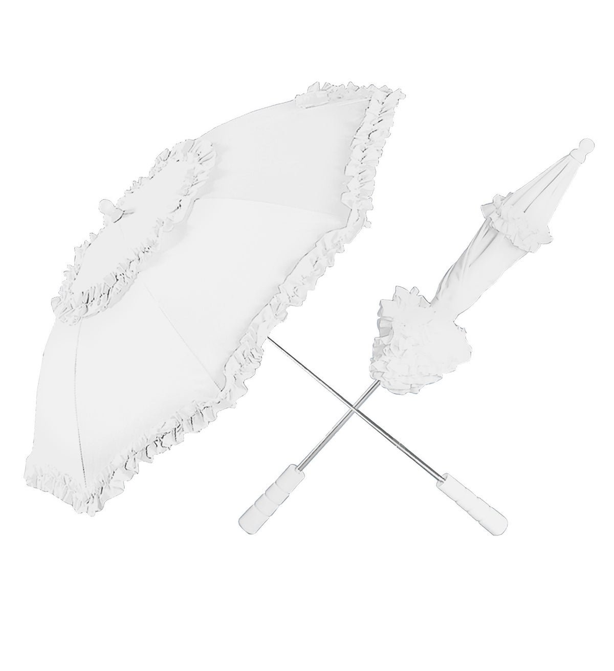Costume Accessory Umbrella White Victorian Belle 72cm