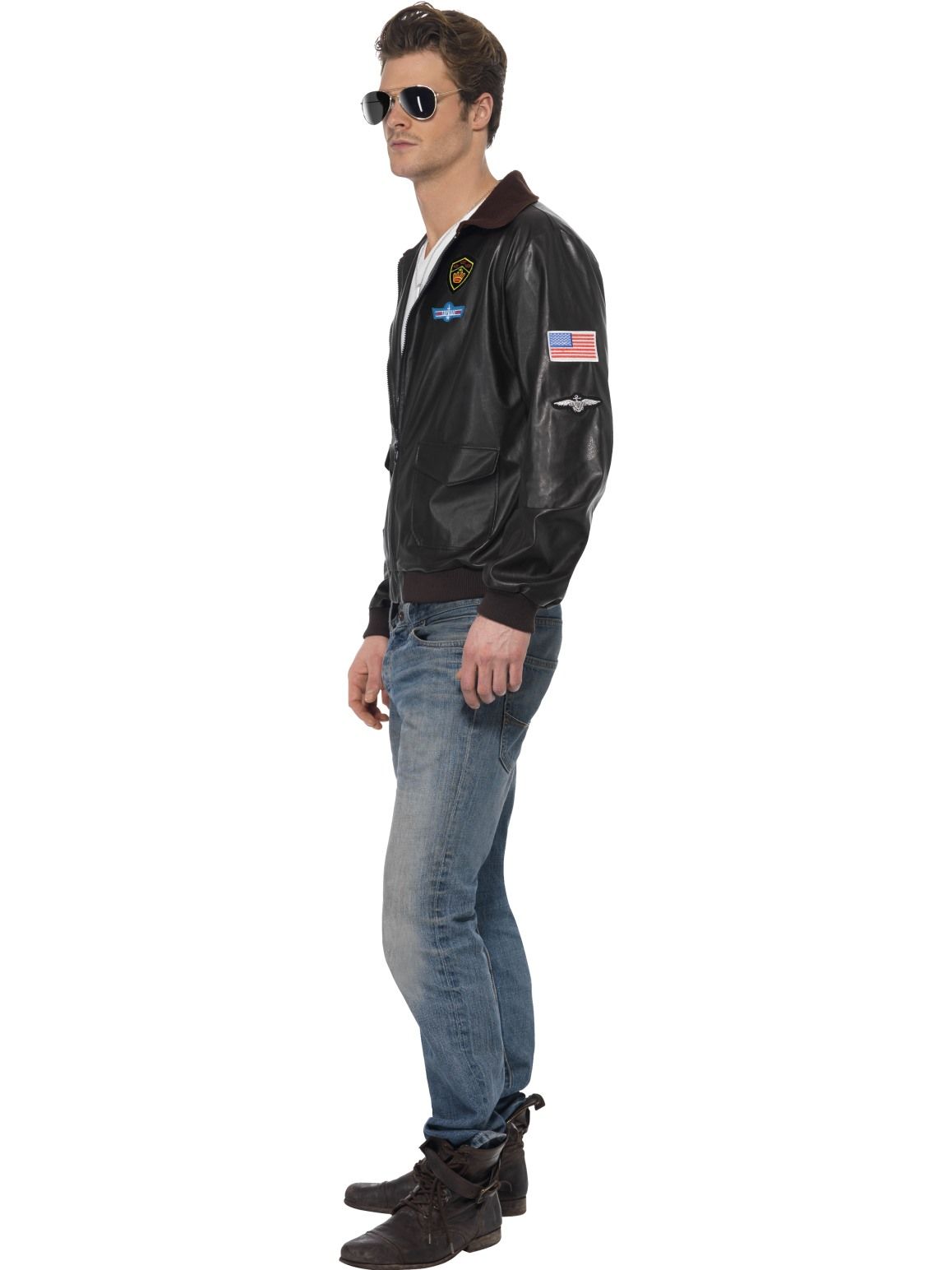 Costume Adult Top Gun Bomber Jacket Large