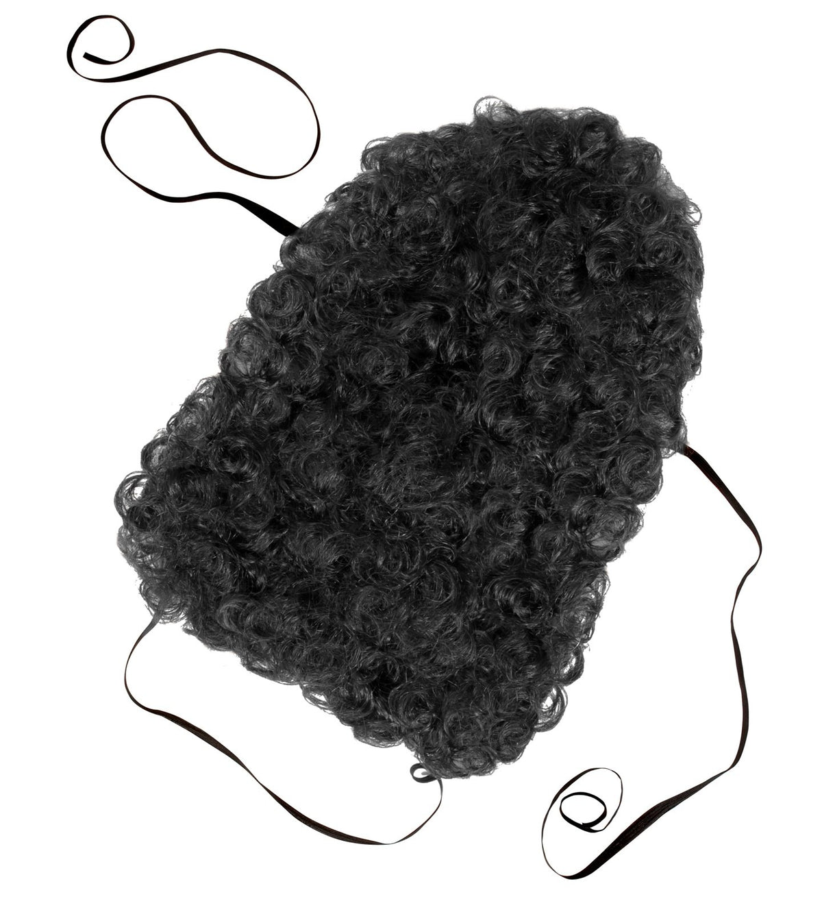 Costume Black Chest Hairy Thick Curly 1970s