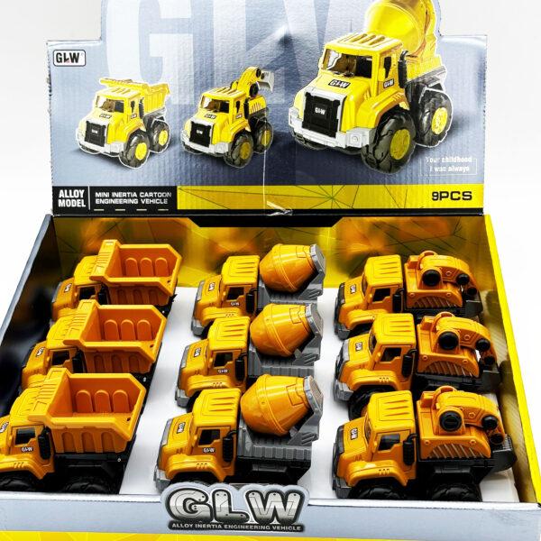 Construction Vehicle 11cm Deluxe Each Assorted Designs