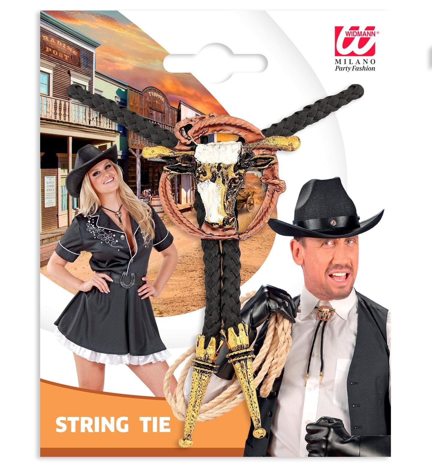 Costume Accessory Western Cowboy/Cowgirl Necktie String Tie Cow