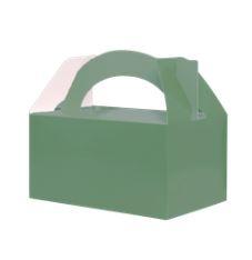 Loot/Favour/Gift Lunch Box Sage Green Pk 5