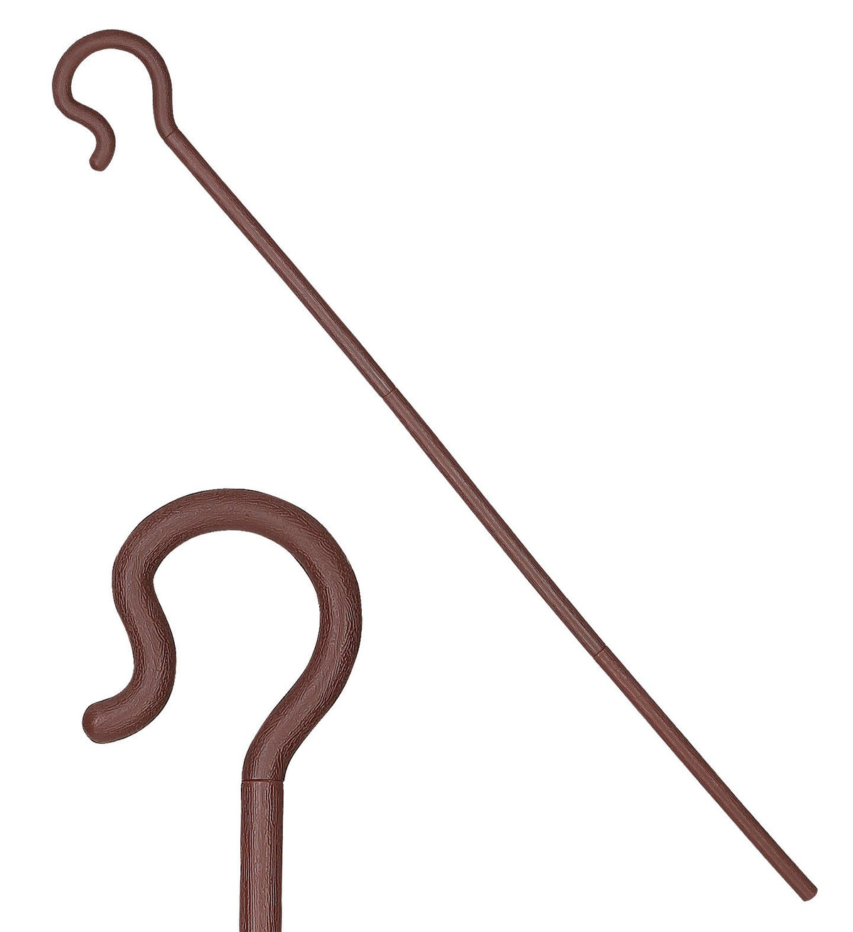 Costume Prop Cane/Crook Shepherd Collapsible 148cm