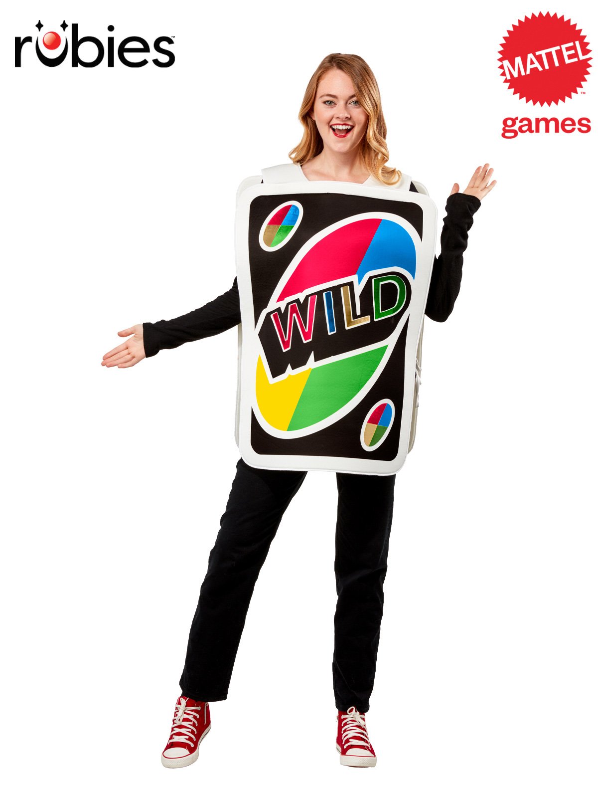 Costume Adult Uno Wild Card Tabbard Mattel One Size