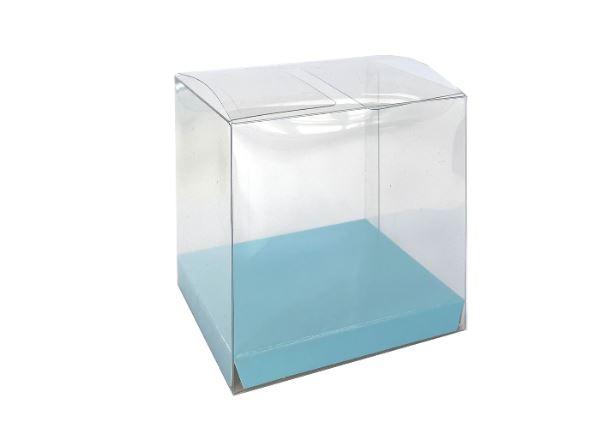 Favour Loot Gift Box Clear - Pastel Blue Pk 10