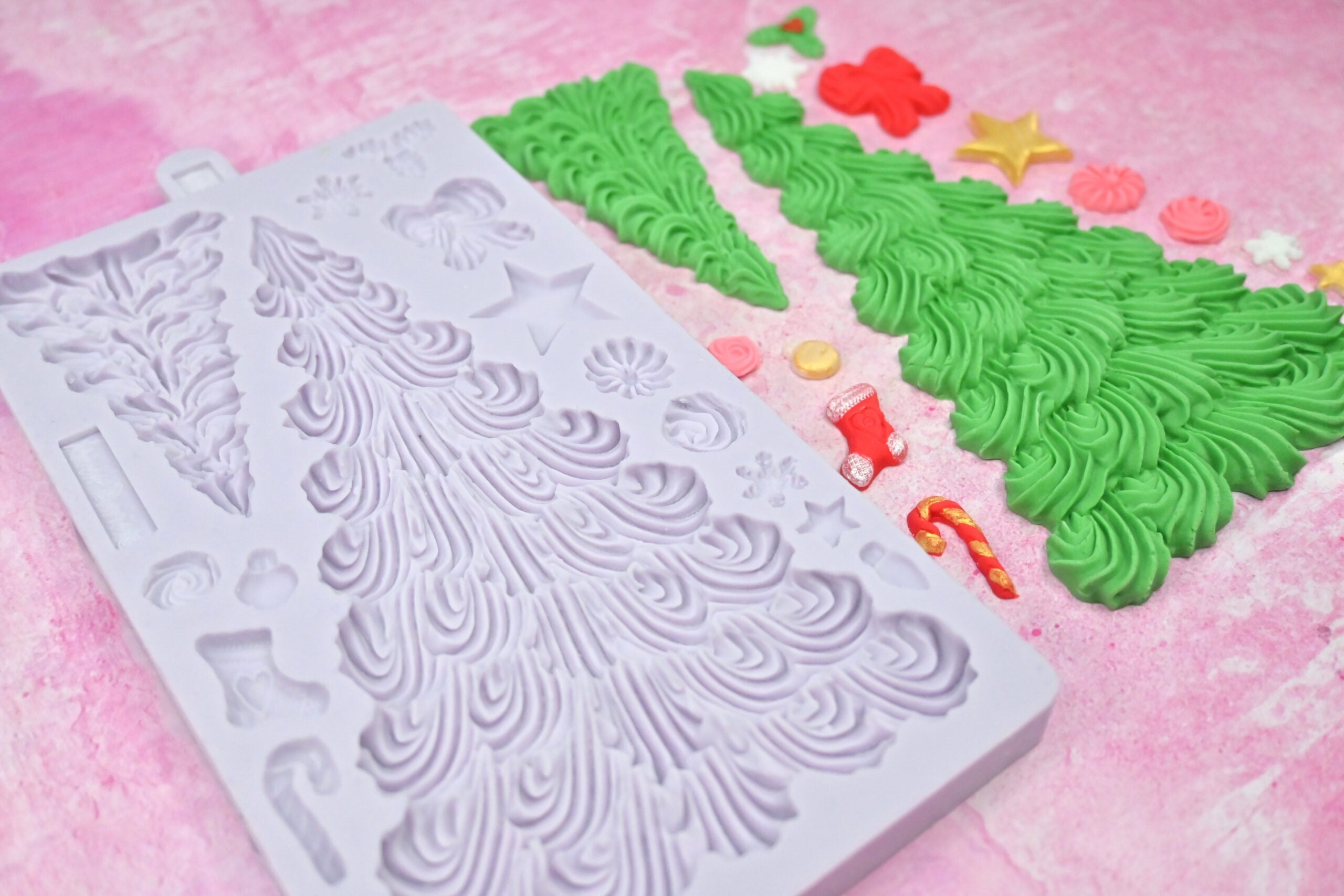 Mould Silicone Large Buttercream Tree Karen Davies