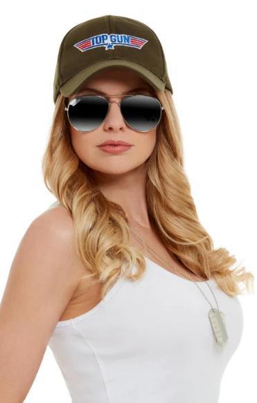 Top Gun Instant Accessory Kit Hat, Dog Tag and Glasses