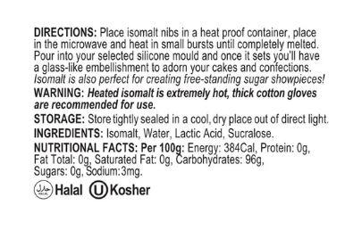 Isomalt Nibs Clear Cake Craft Sprinkd 1kg Cake Decorating