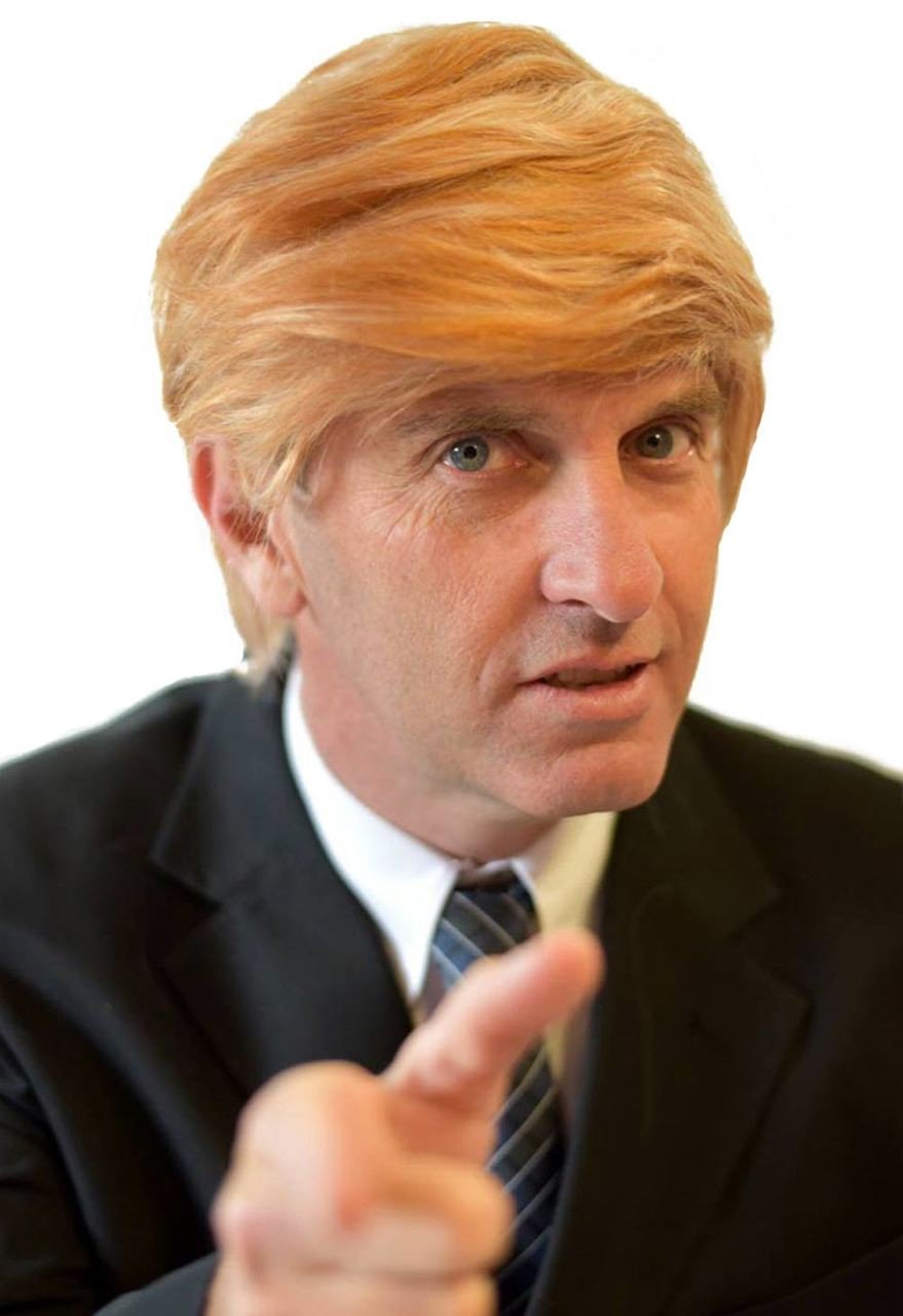 Wig Orange President USA Combover Billionaire