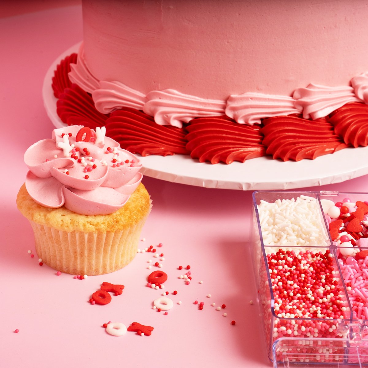 Edible Decorations Sprinkles Lovers Valentine Deluxe Collection 300g