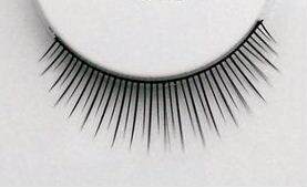 Costume False Eyelashes Natural Black Deluxe