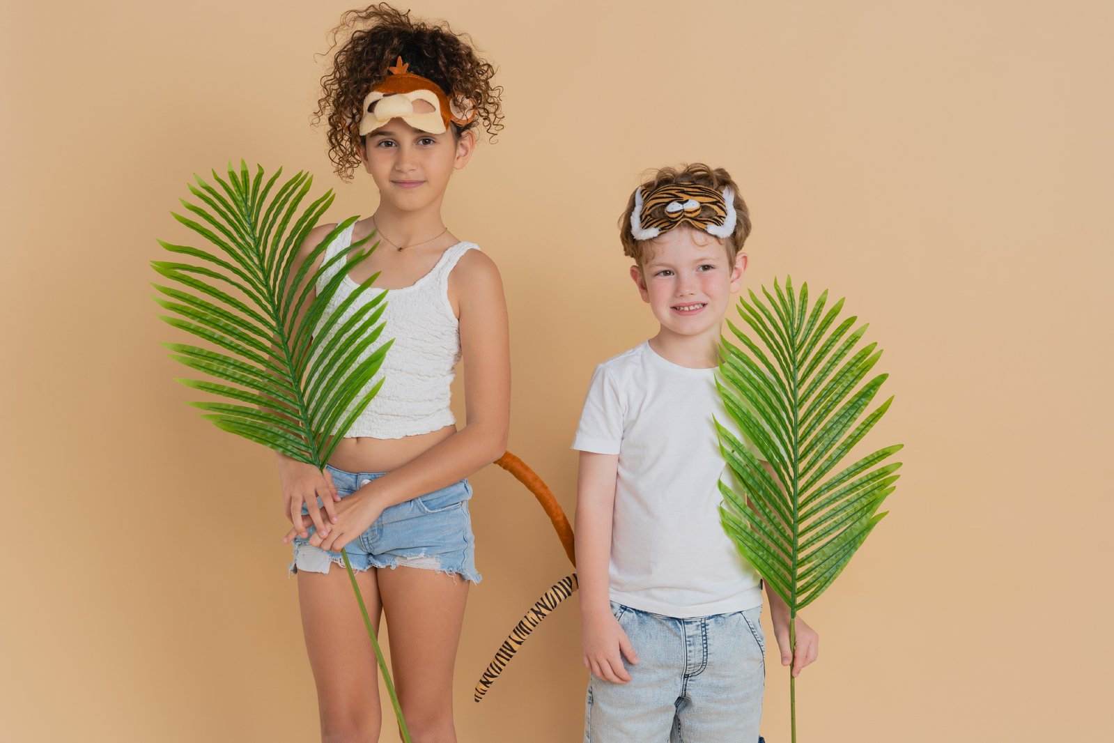 Animal Costume Mask Set Deluxe Tiger