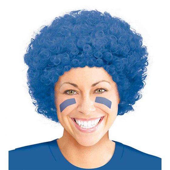 Wig Clown Curly Blue