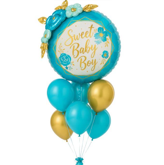 Balloon Bouquet Sweet Baby Boy