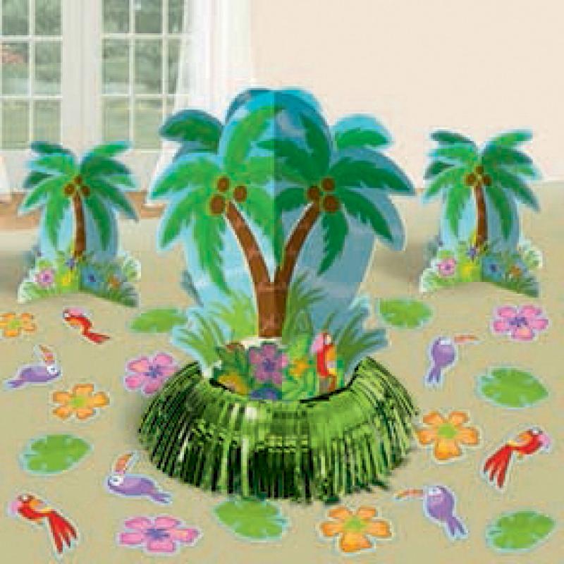 Centrepiece Palm Tree Tropical Table Decorating Kit