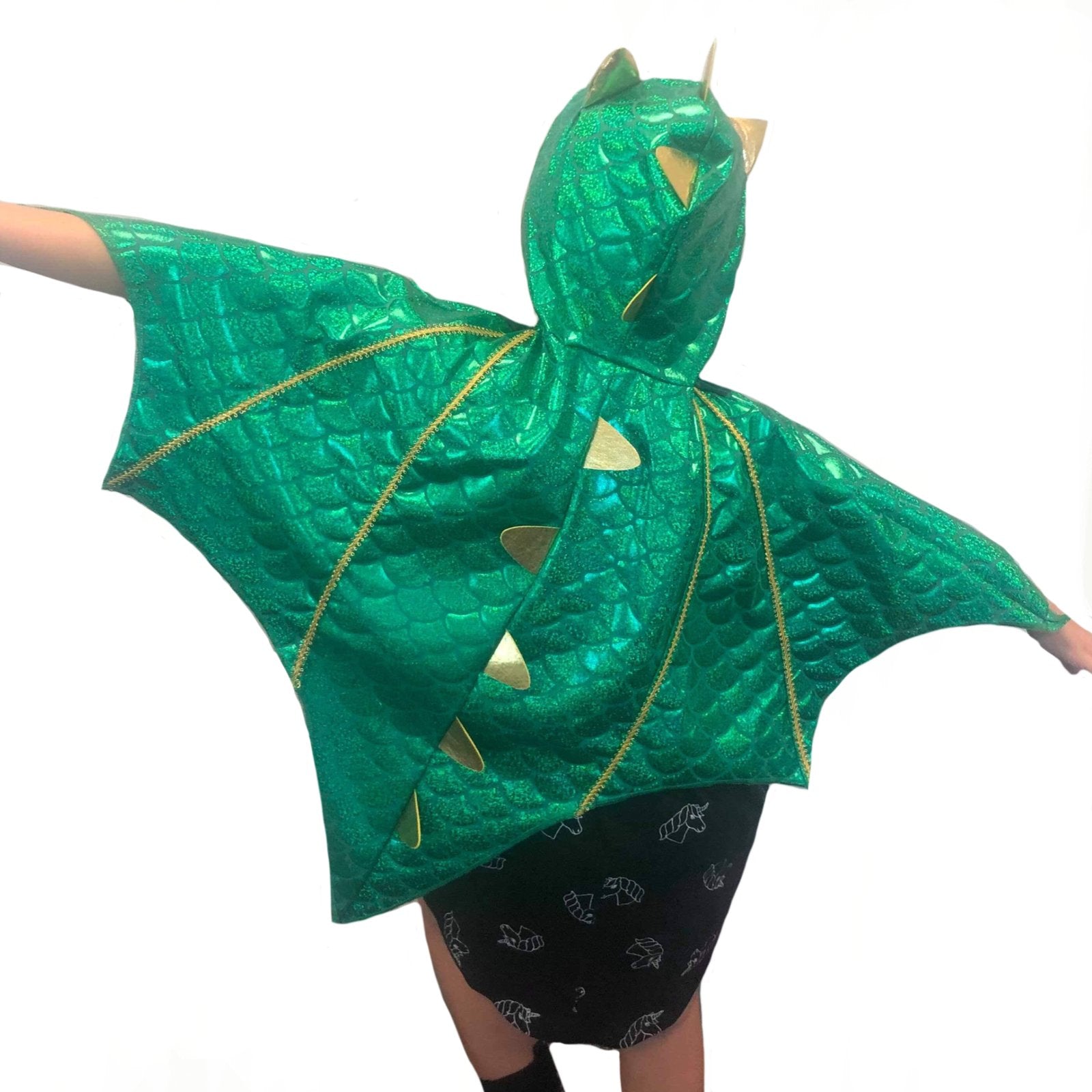 Costume Child Hooded Cape Dragon - Discontinued Line Last Chance To Buy