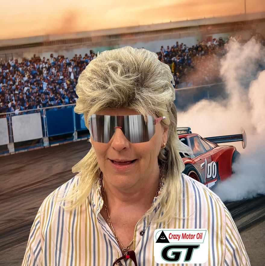 Wig Mullet 2 Toned Blonde/Brown