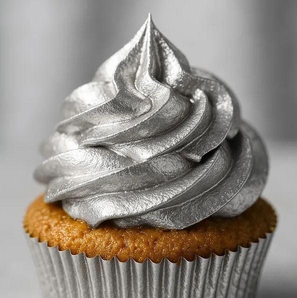 Edible Food Spray Metallic Silver Over The Top 48g Cake Decorating