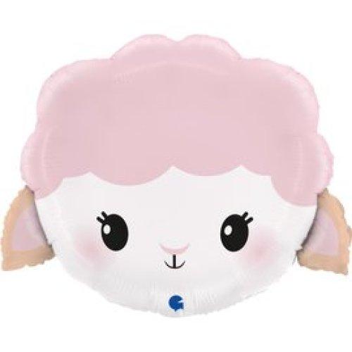 Balloon Foil Shape Farm Lamb/Sheep 66cm
