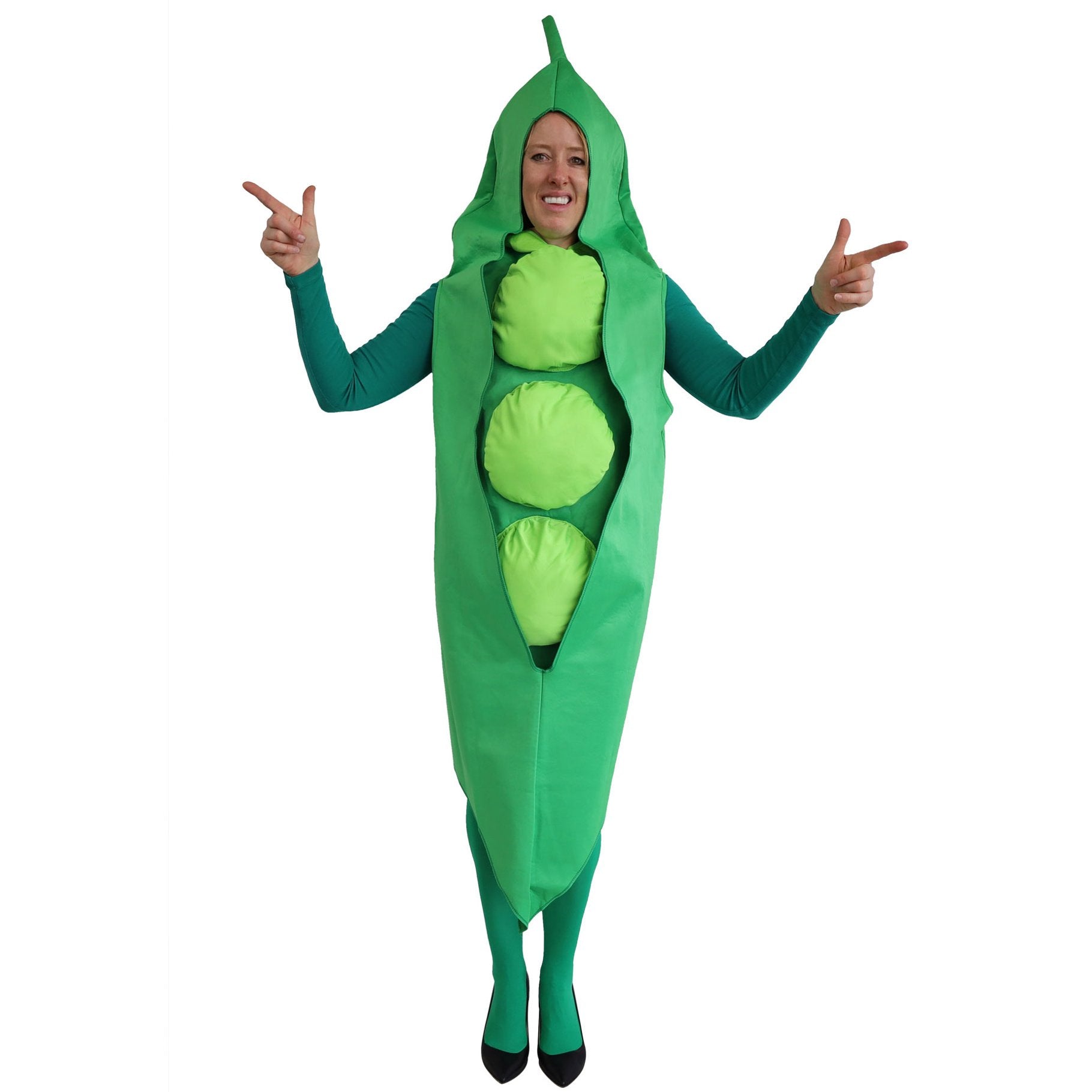 Costume Adult Food Vegetable Pea Pod Tabard