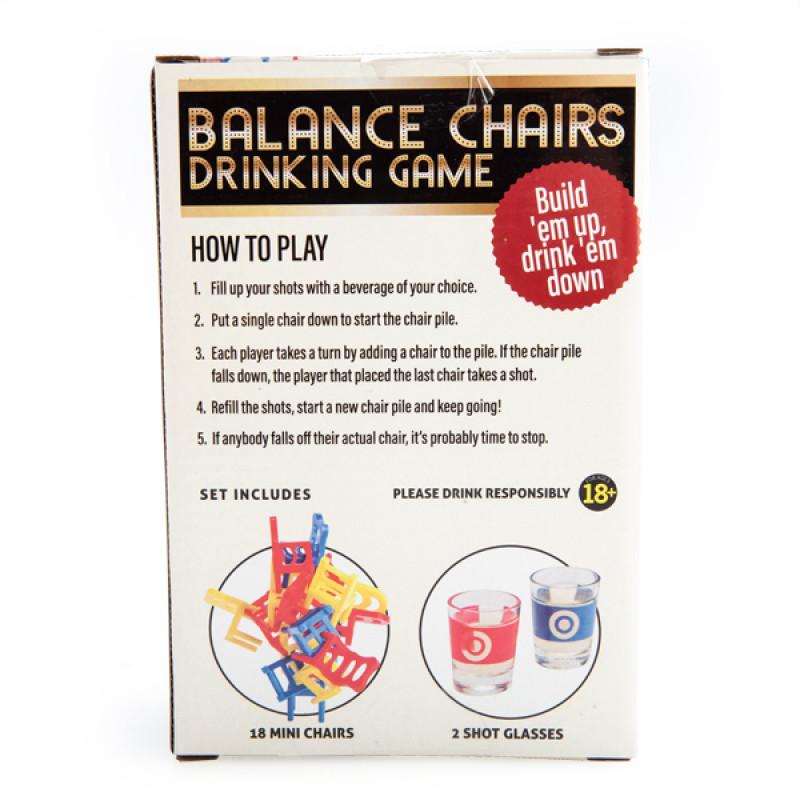 Drinking Game Balancing Stacking Chairs