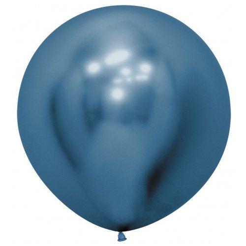 Balloons 60cm Reflex Blue Sempertex Pk 3