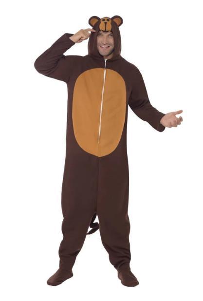 Costume Animal Adult Monkey Brown