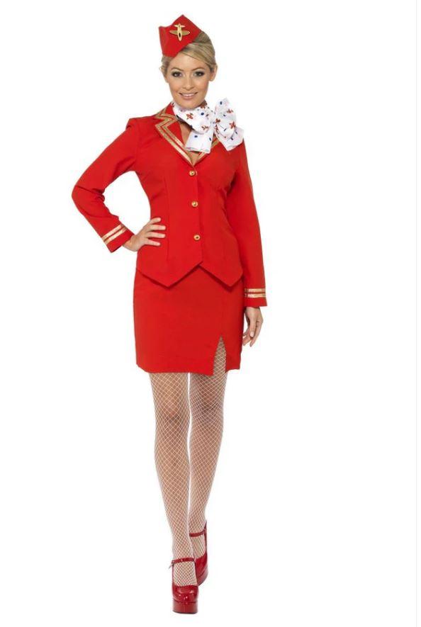 Costume Adult Air Hostess Trolley Dolley
