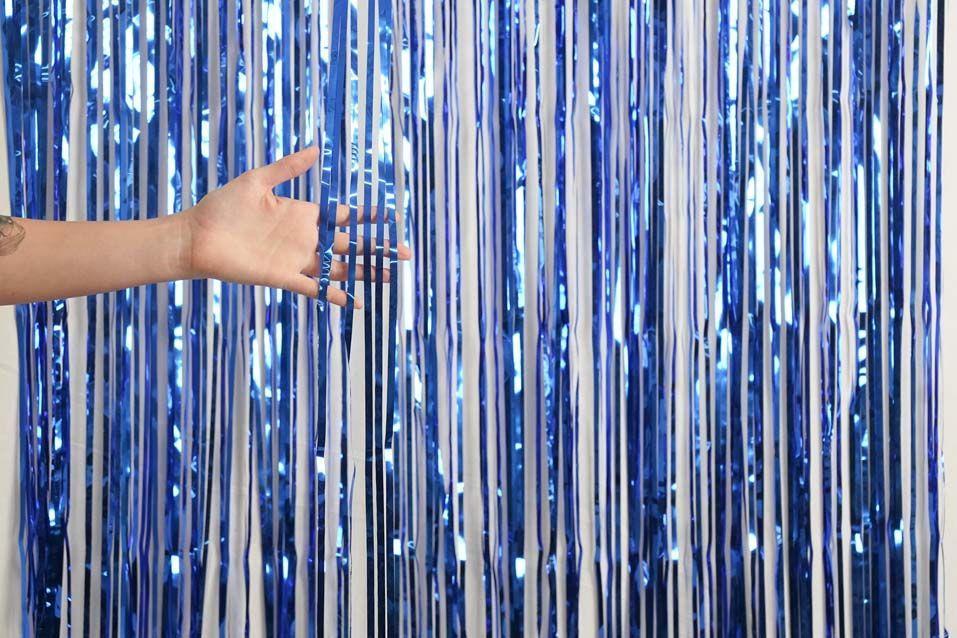 Curtain Blue Mylar Extra Large 1m X 2.4m