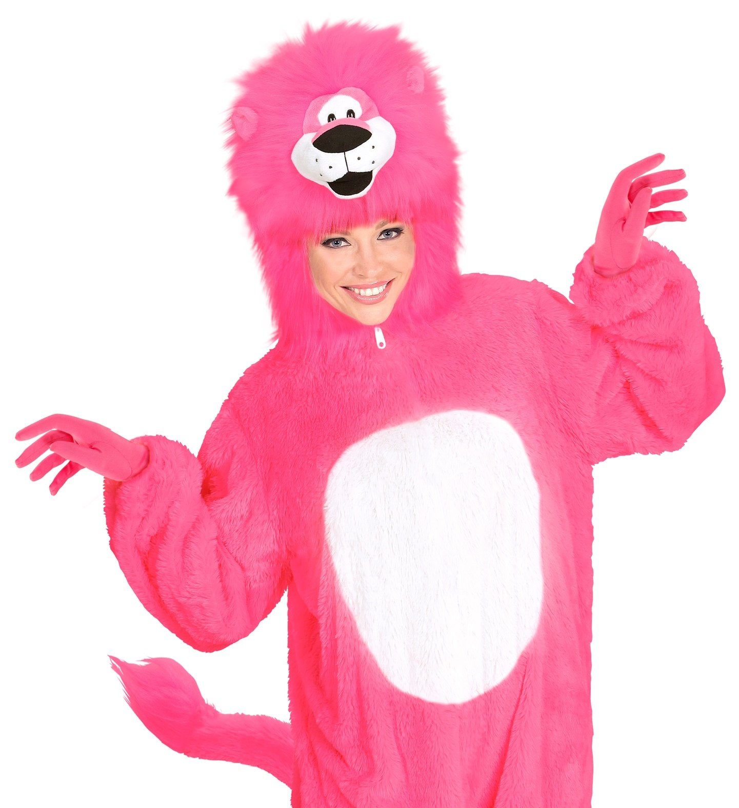 Gloves Short Pink Adult Character Costume Accessory