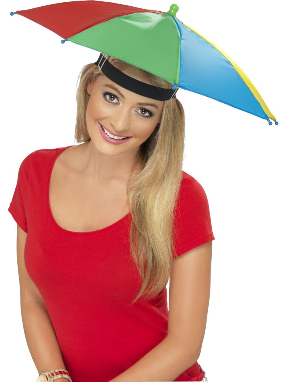Hat Umbrella Bright Coloured Funny/Novelty Cap