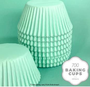 Baking Cupcake Paper Cases Pastel Teal/Mint Green Pk/200
