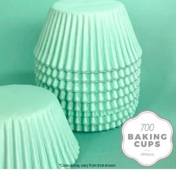 Baking Cupcake Paper Cases Pastel Teal 700 Pk/200